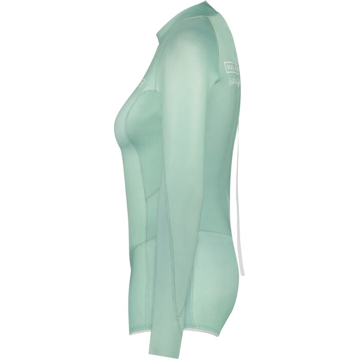 2024 Wallien Mujer Nikki Van Dijk Boyleg Cut 2mm Back Zip Traje De Primavera Neopreno 101007 - Aquamarine Gradient